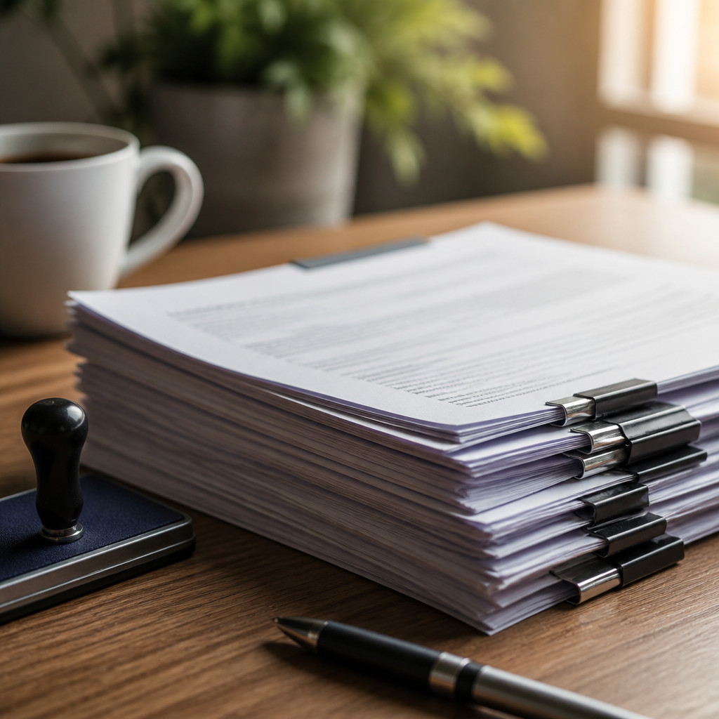 Licensing specialist preparing event documentation
